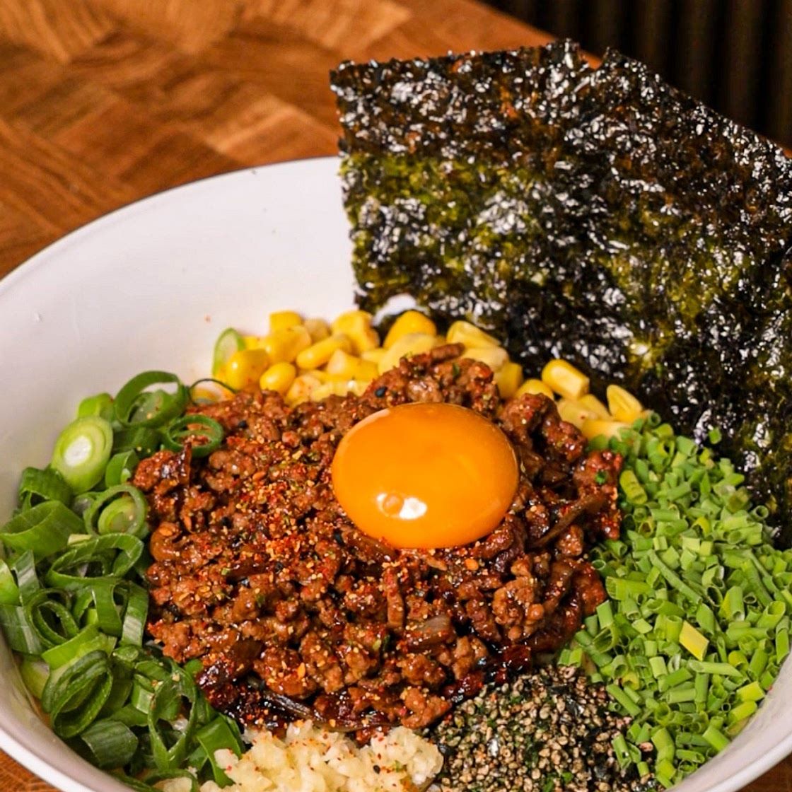 Japanese Mazesoba Ramen Noodles