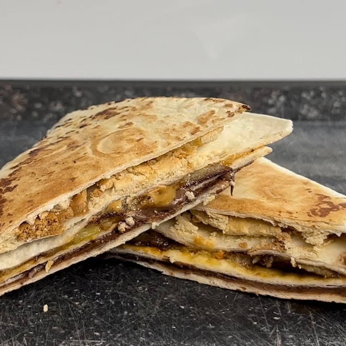 Caramelized banana wrap