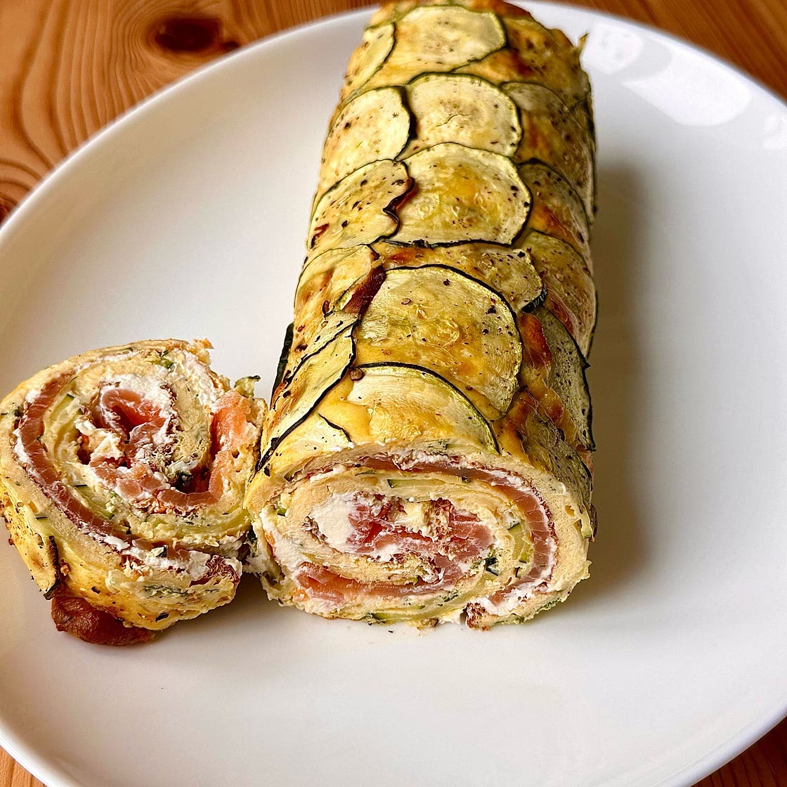 Salmon Zucchini Roll