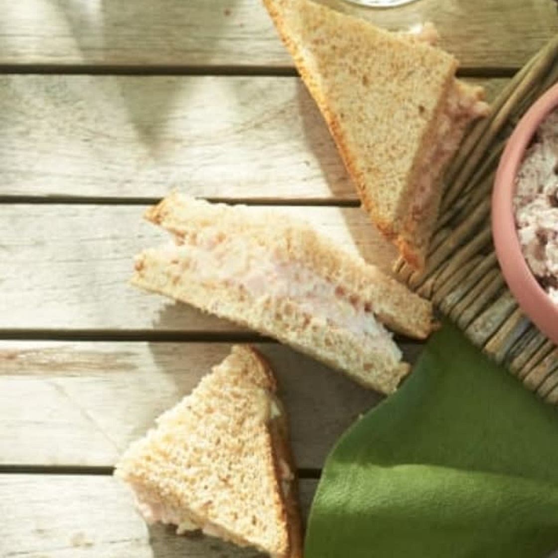 Pasta para sánwiches - Jamón y queso cremoso