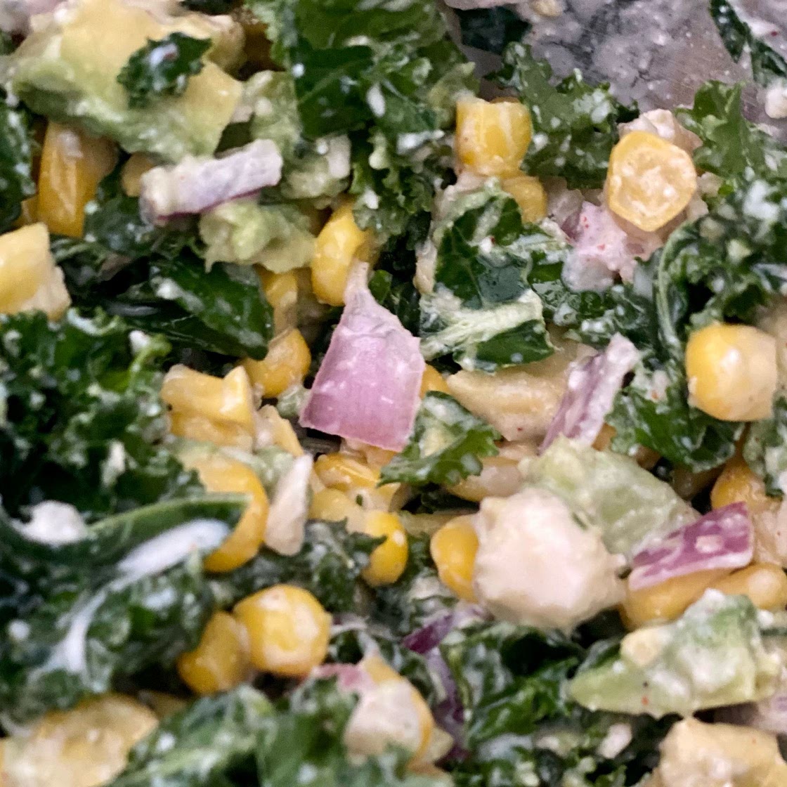 Mexican Street Corn Kale Salad