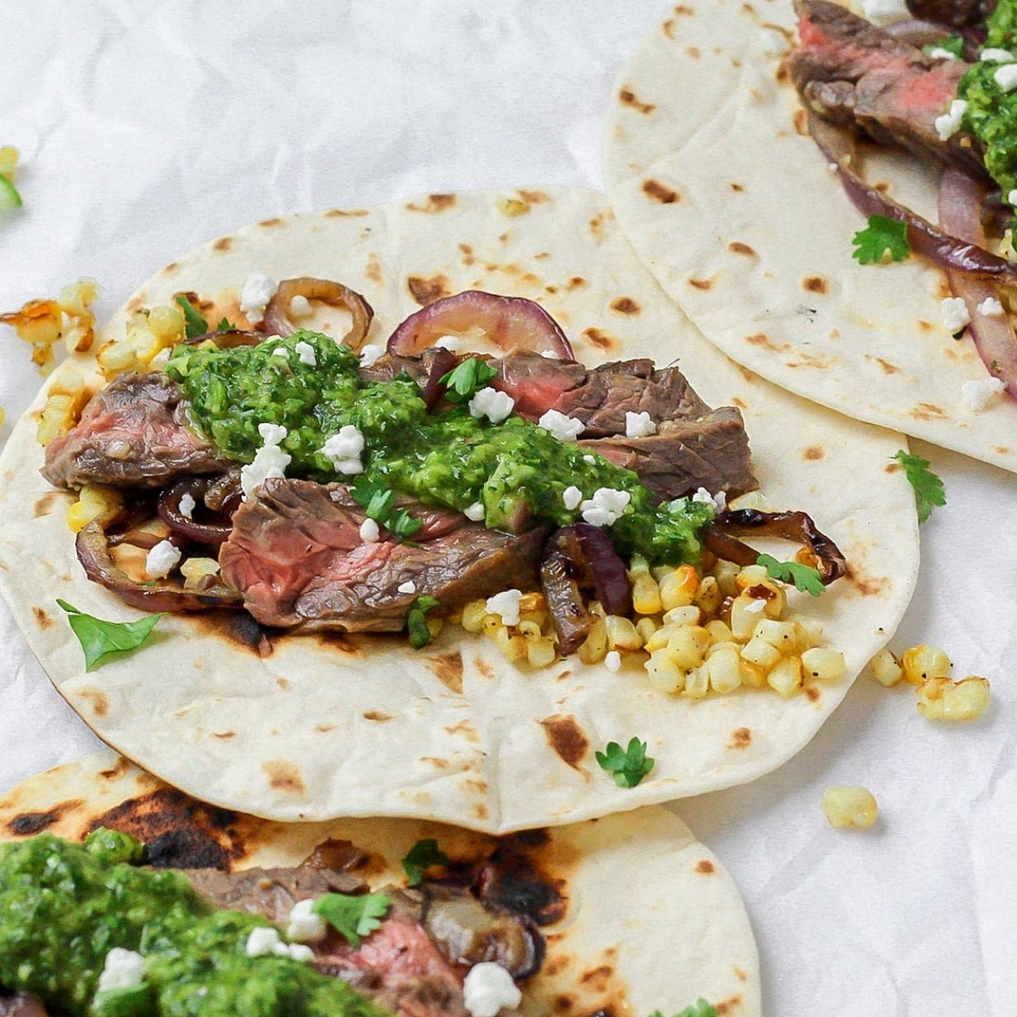 Chimichurri Steak Tacos