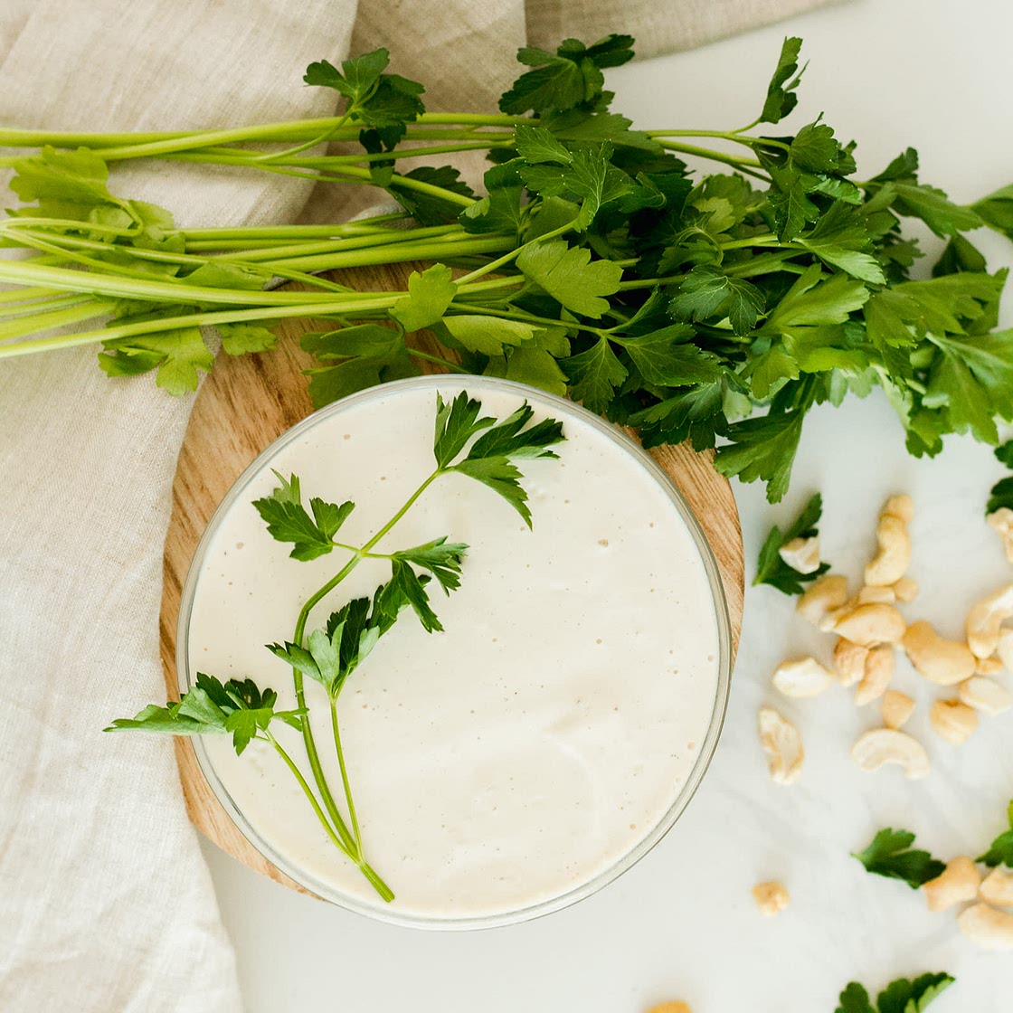 Easy Cashew Mozzarella Cream