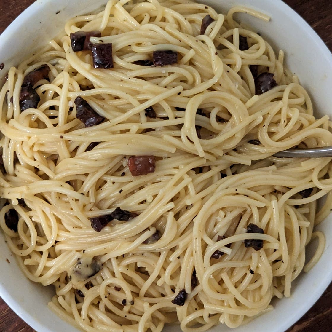 Traditional Italian Spaghetti Carbonara
