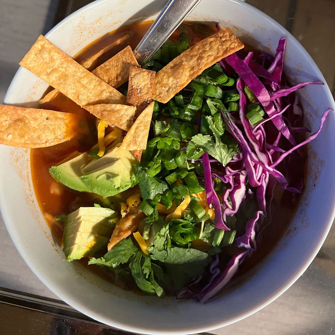 Vegetarian Tortilla Soup