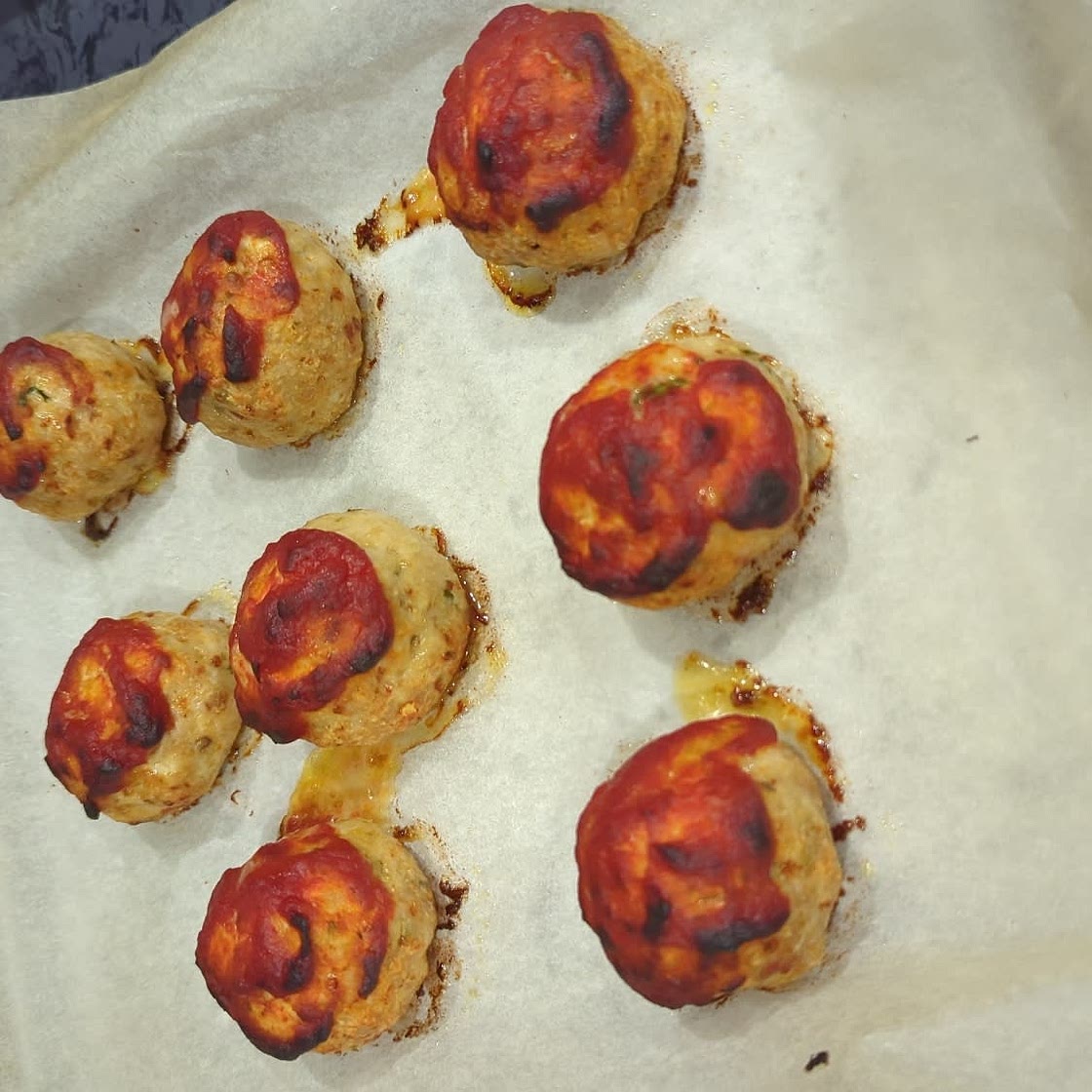 Baked Chicken Meatballs