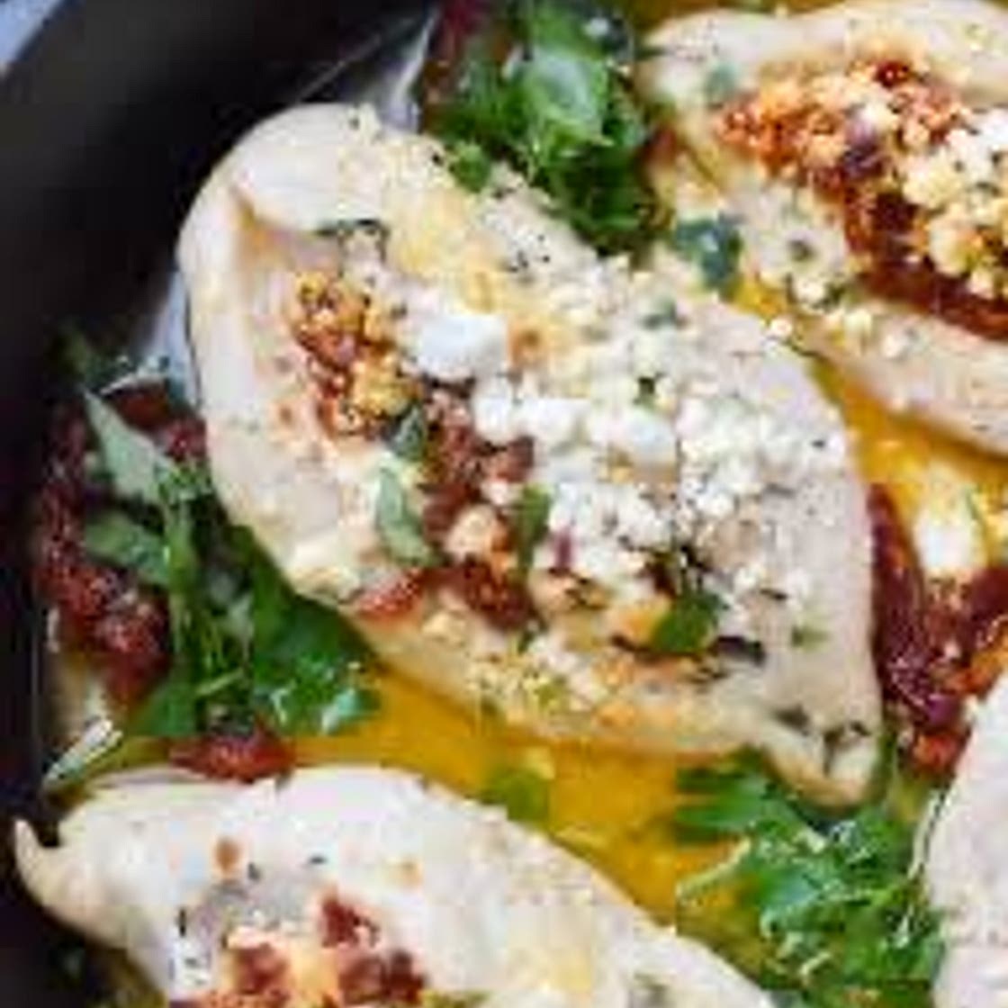 Goat Cheese & Sun-dried Tomato Stuffed Chicken