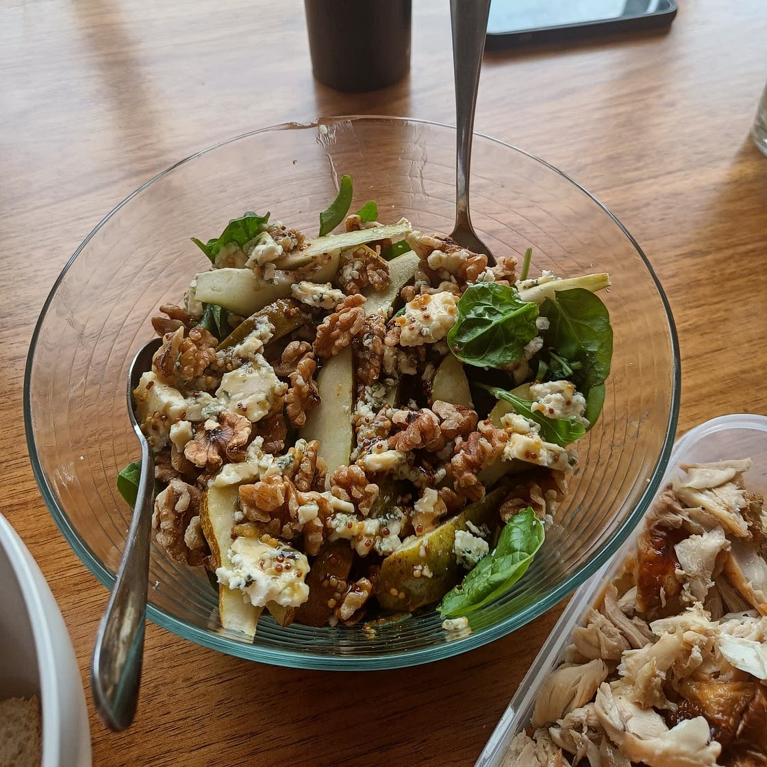 Chook in a Bag + Blue Cheese Salad