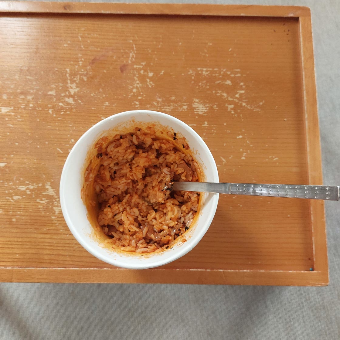 간단한 불닭소스 치킨계란 덮밥