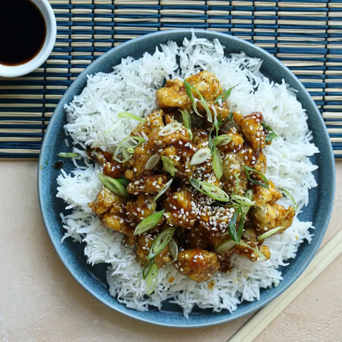 Sticky Orange Tofu | BOSH!