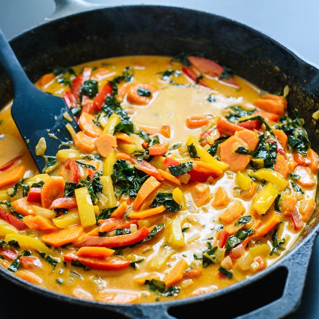 Thai vegetable curry 