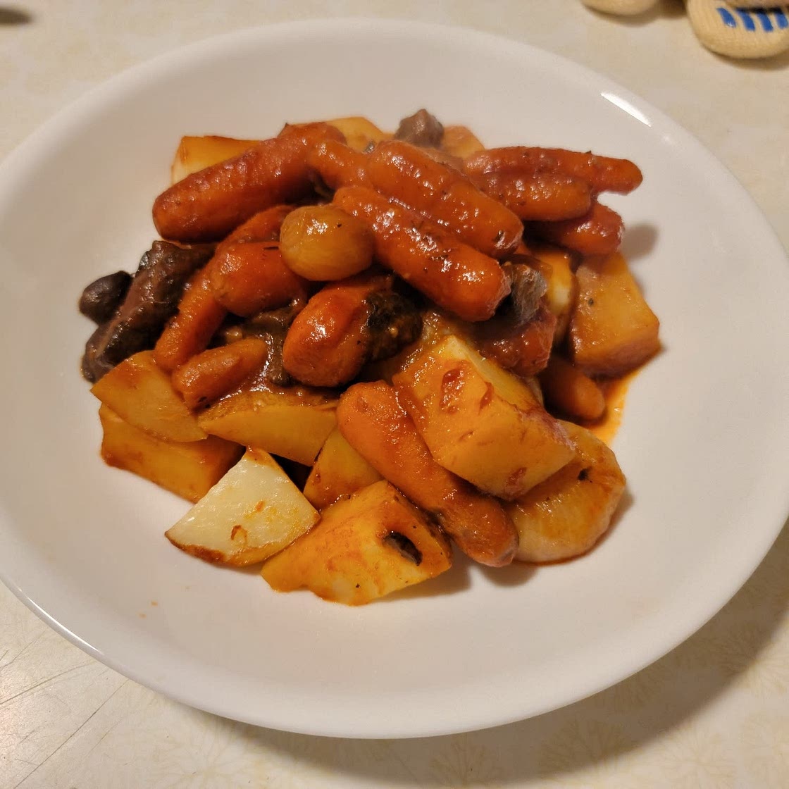 Mushroom bourguignon