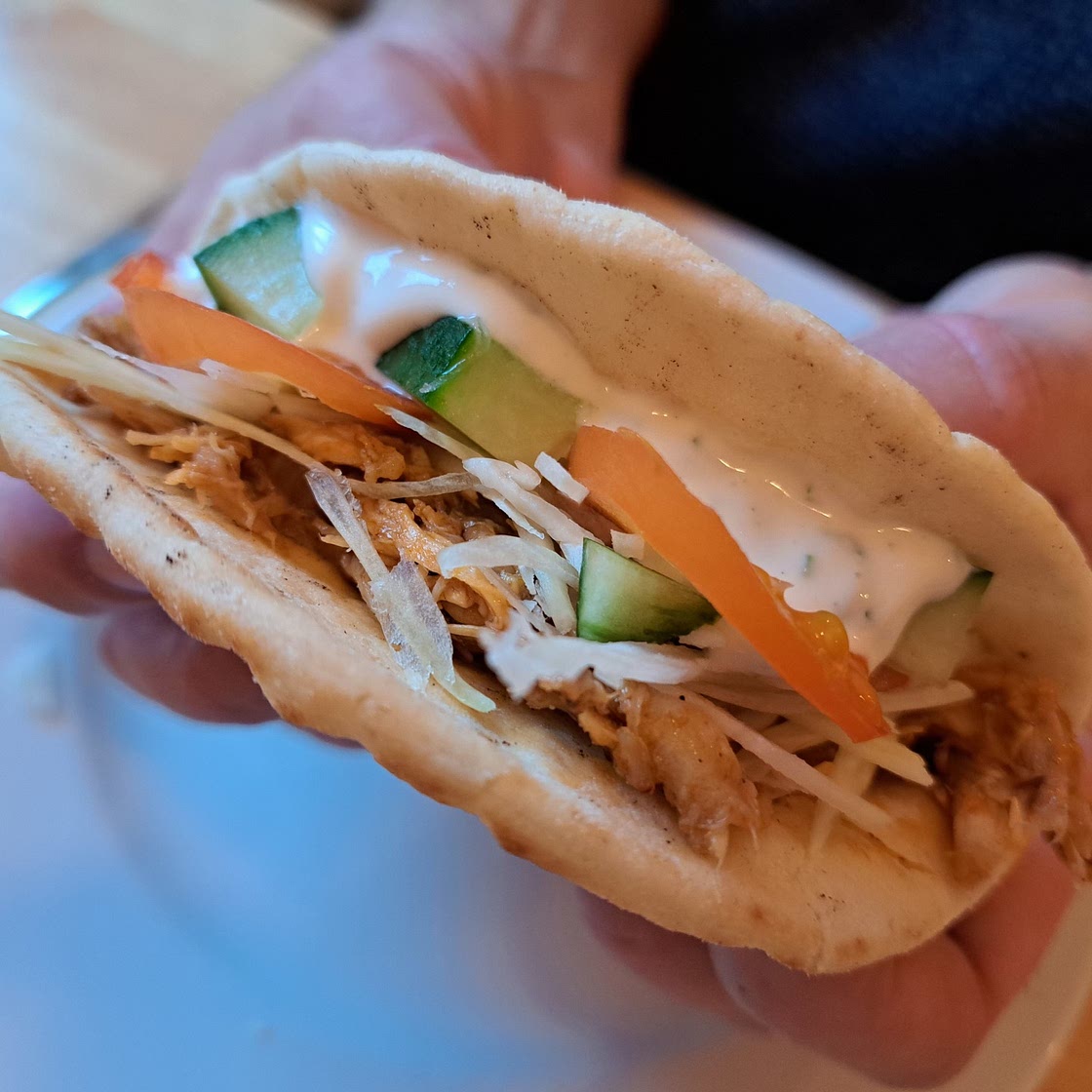 Pulled Chicken Wraps