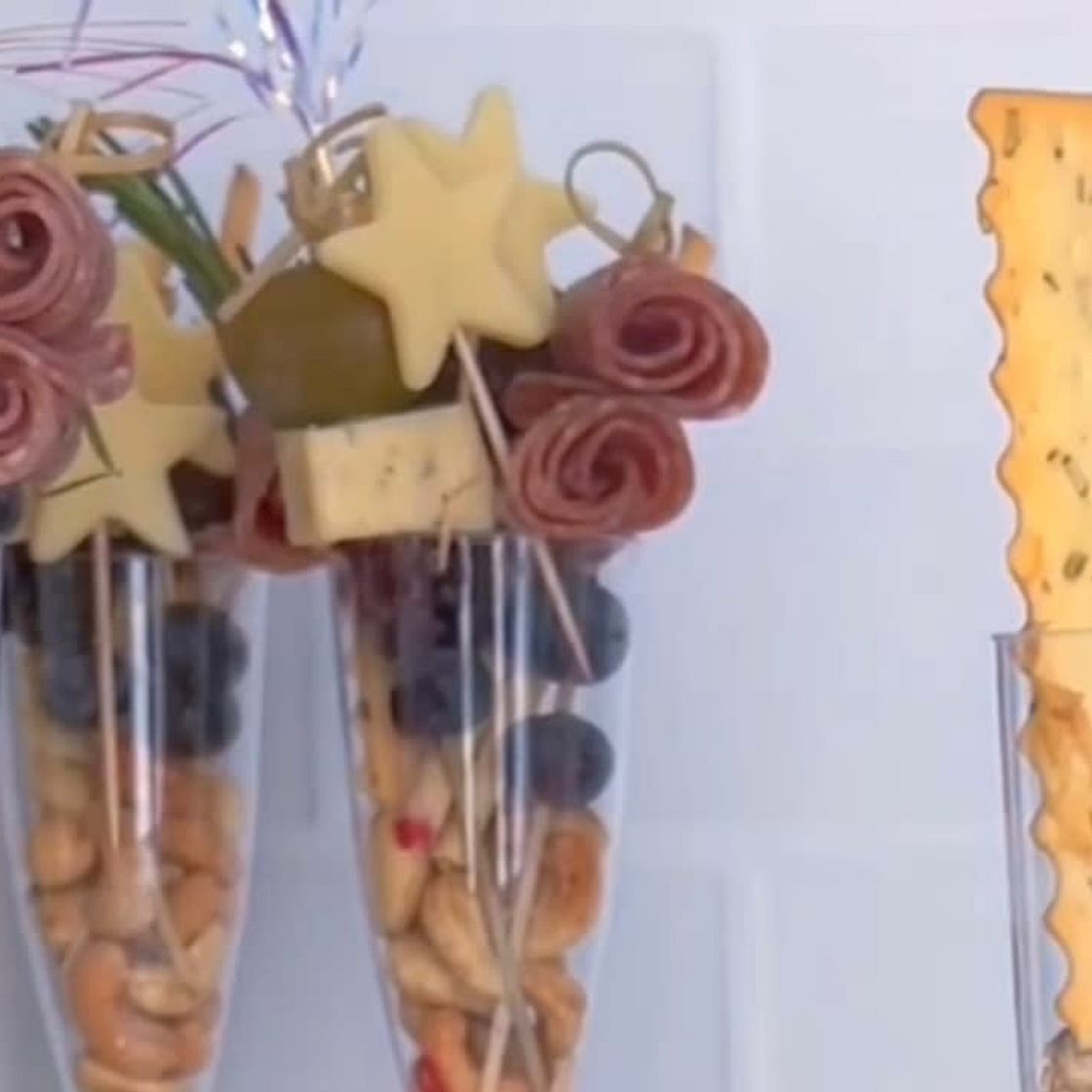 Champagne glass Charcuterie 