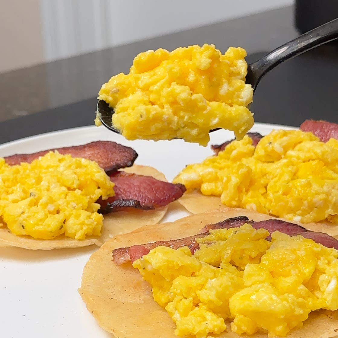 Air Fryer Scrambled Eggs