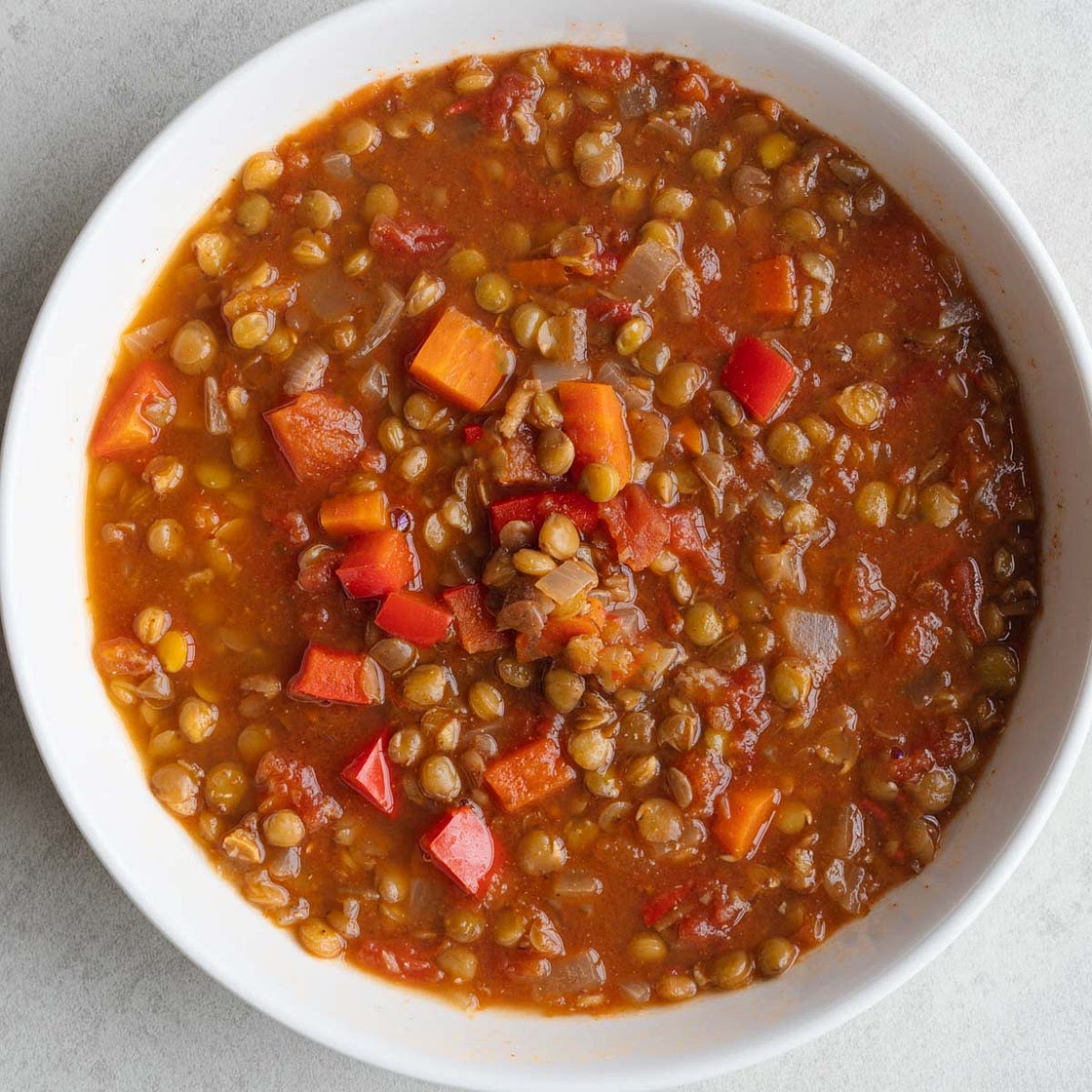 Easy Carrot and Lentil Soup