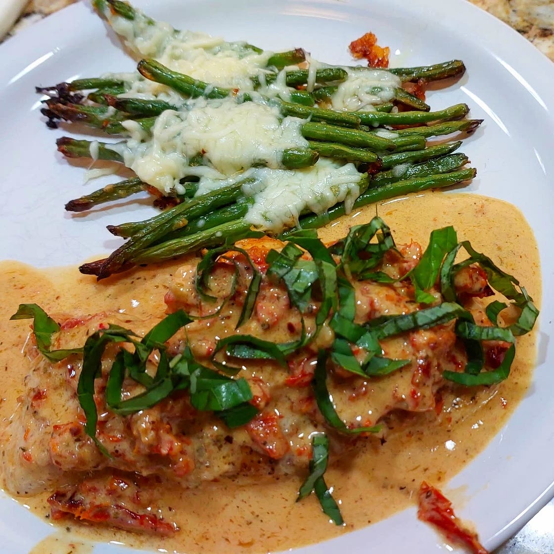 Cheesy Garlic Green Beans
