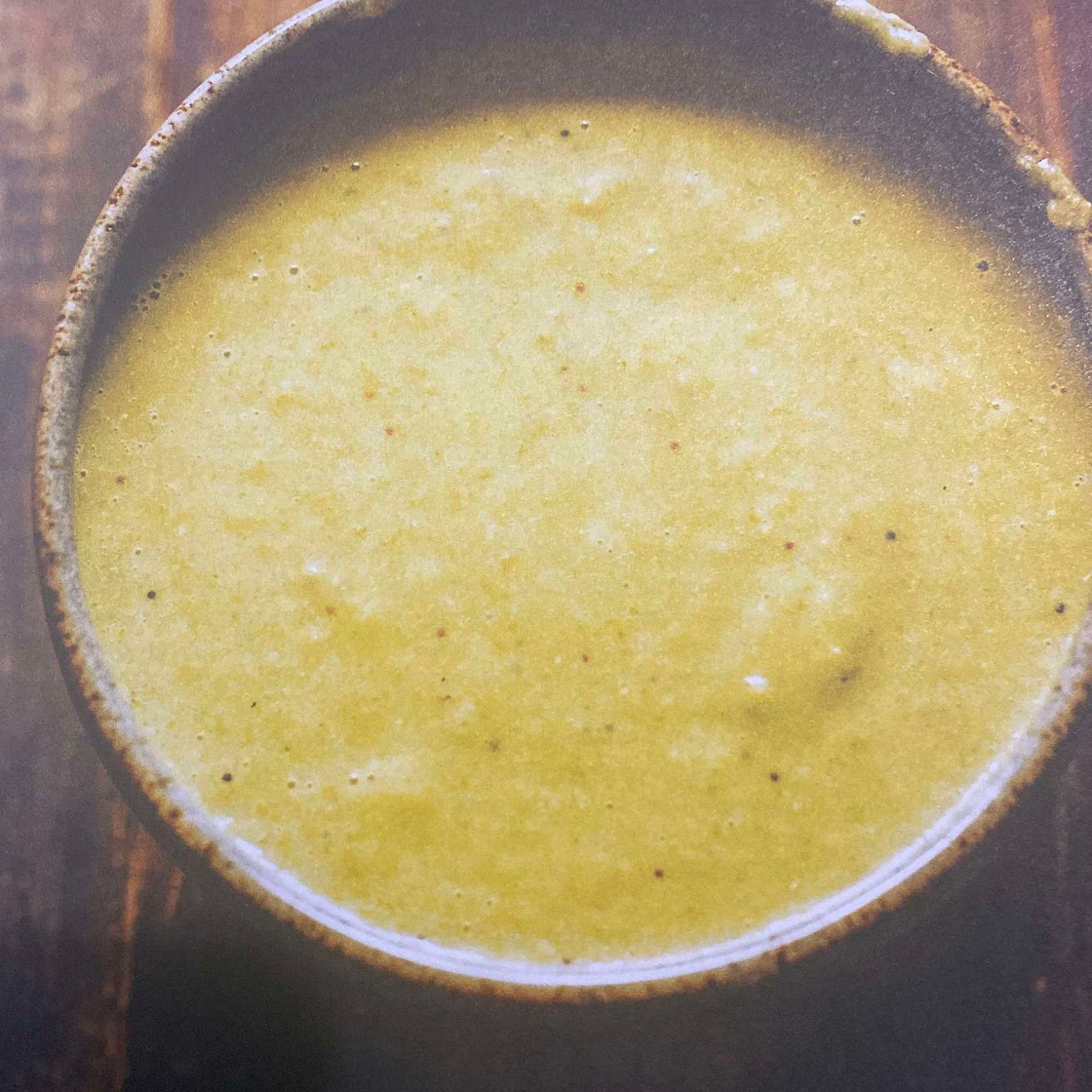 Potage au fenouil et au chou gras