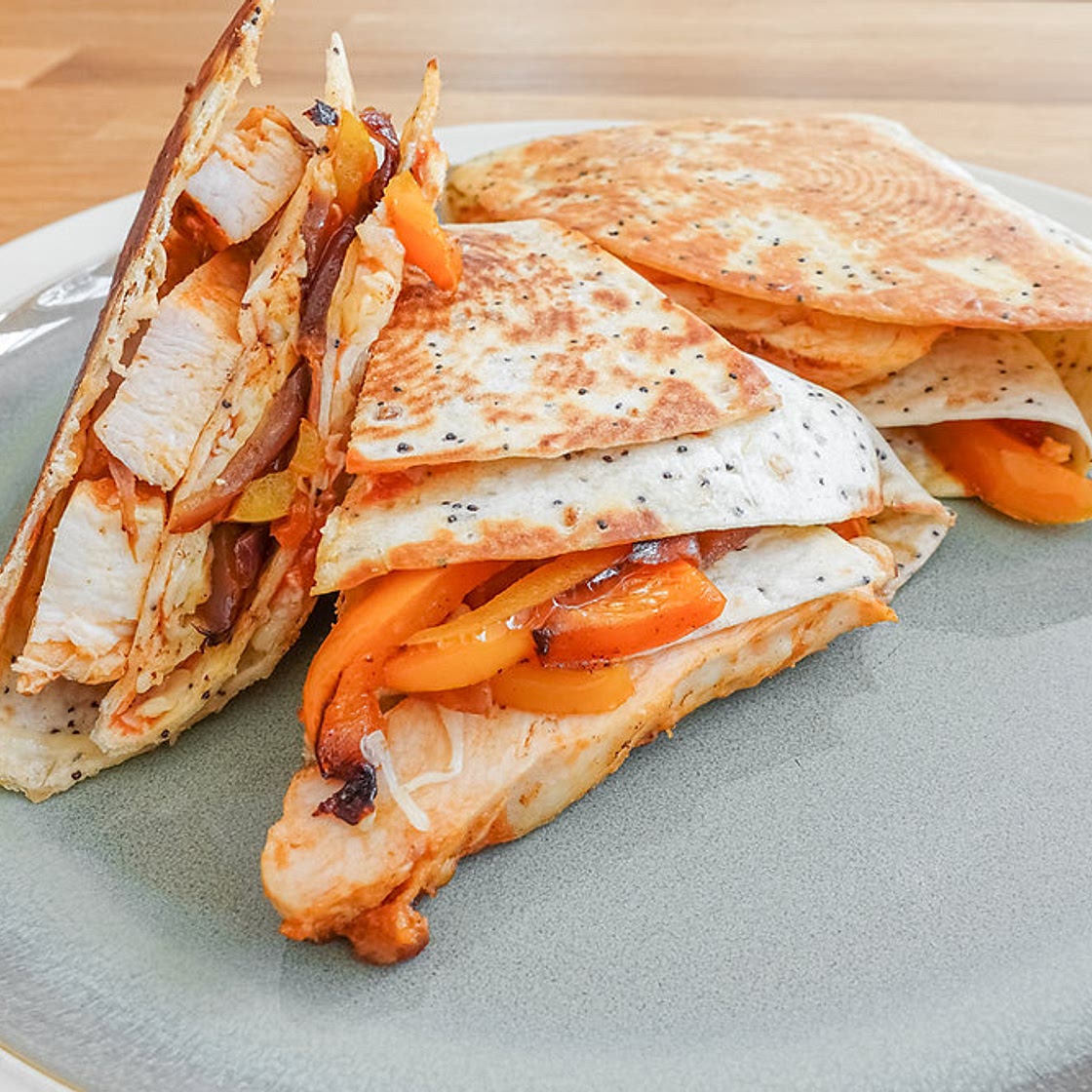 Chicken Folded Quesadillas