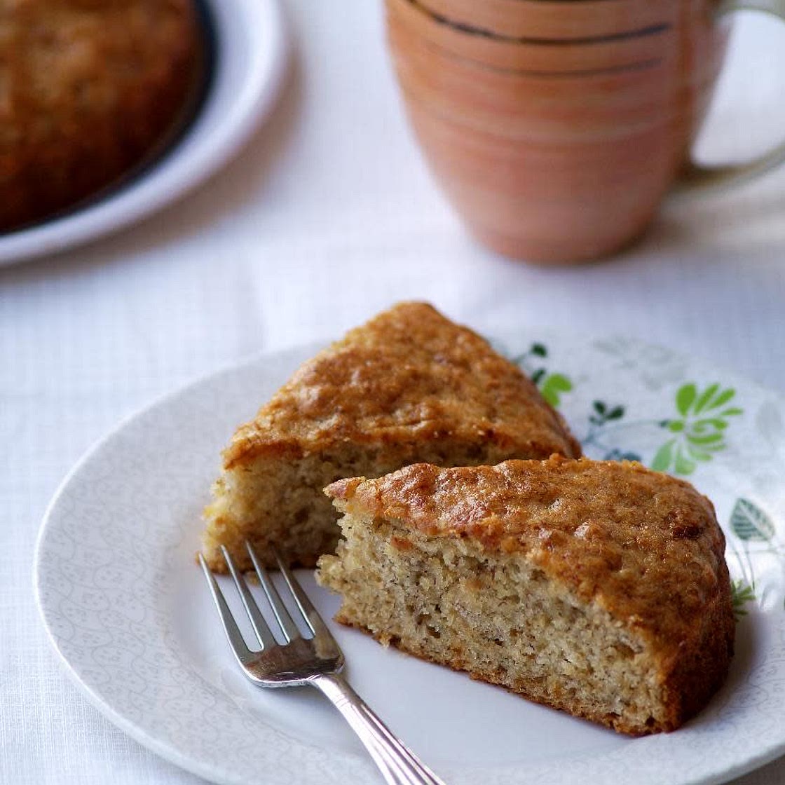 Eggless Banana Cake