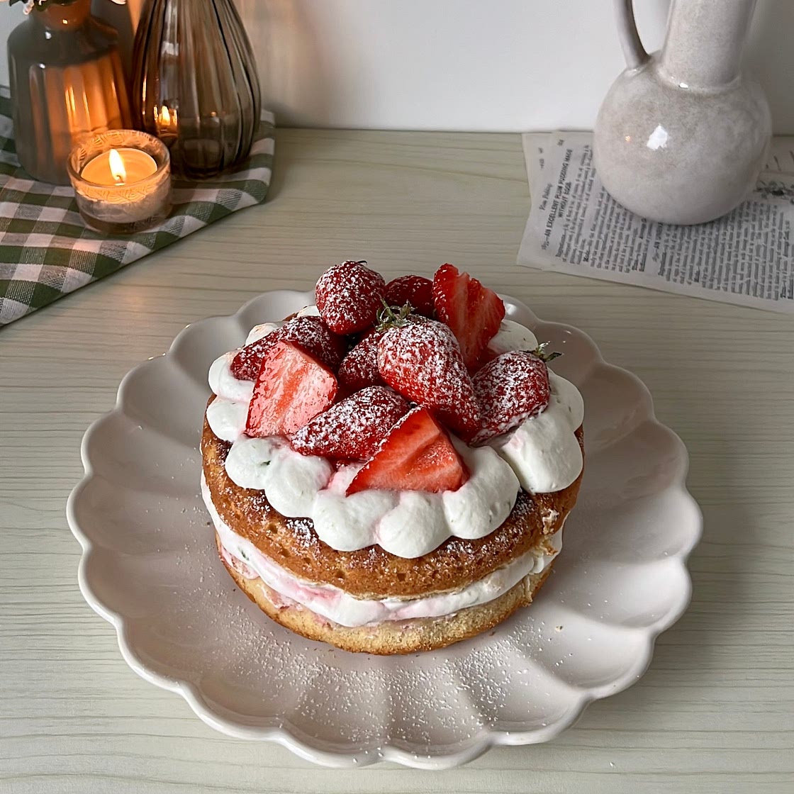 Victoria Strawberry Sponge Cake