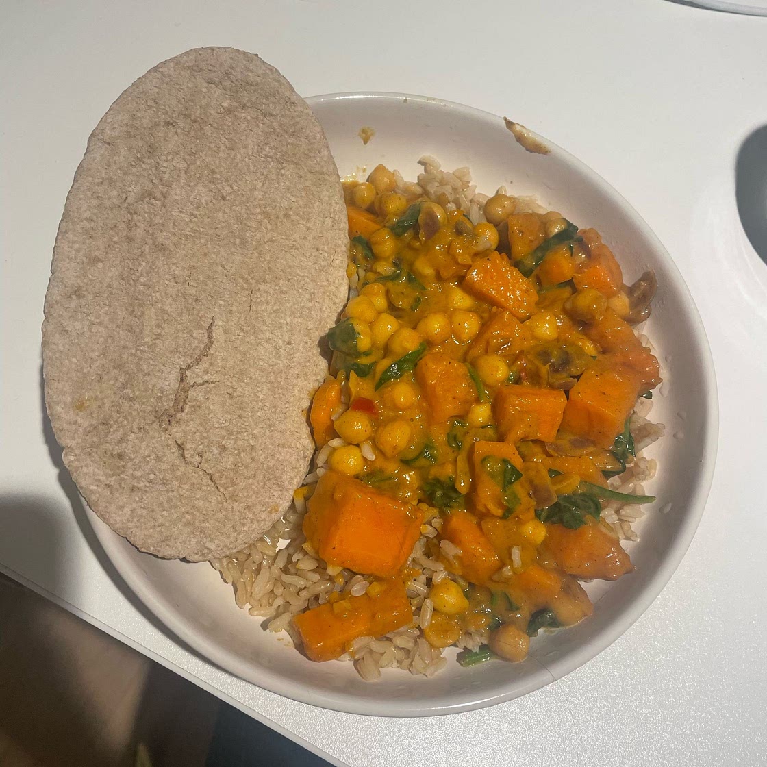 Sweet Potato & Chickpea Curry