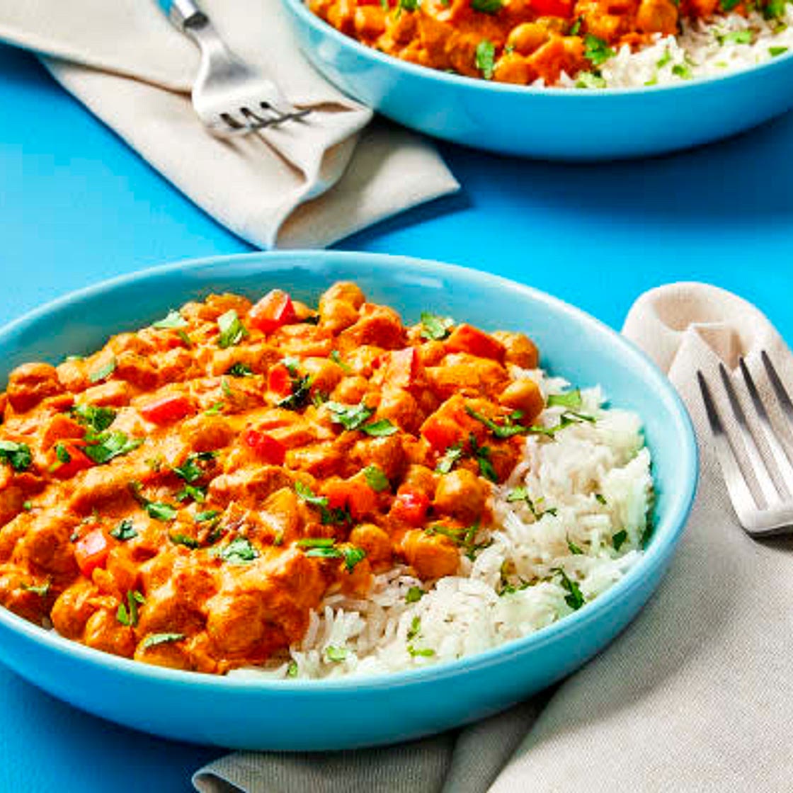 Chickpea Coconut Curry Bowl