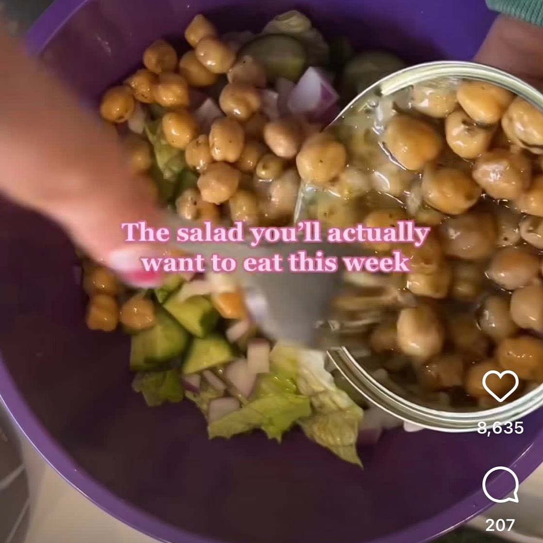 Callie’s Garbanzo Bean salad 