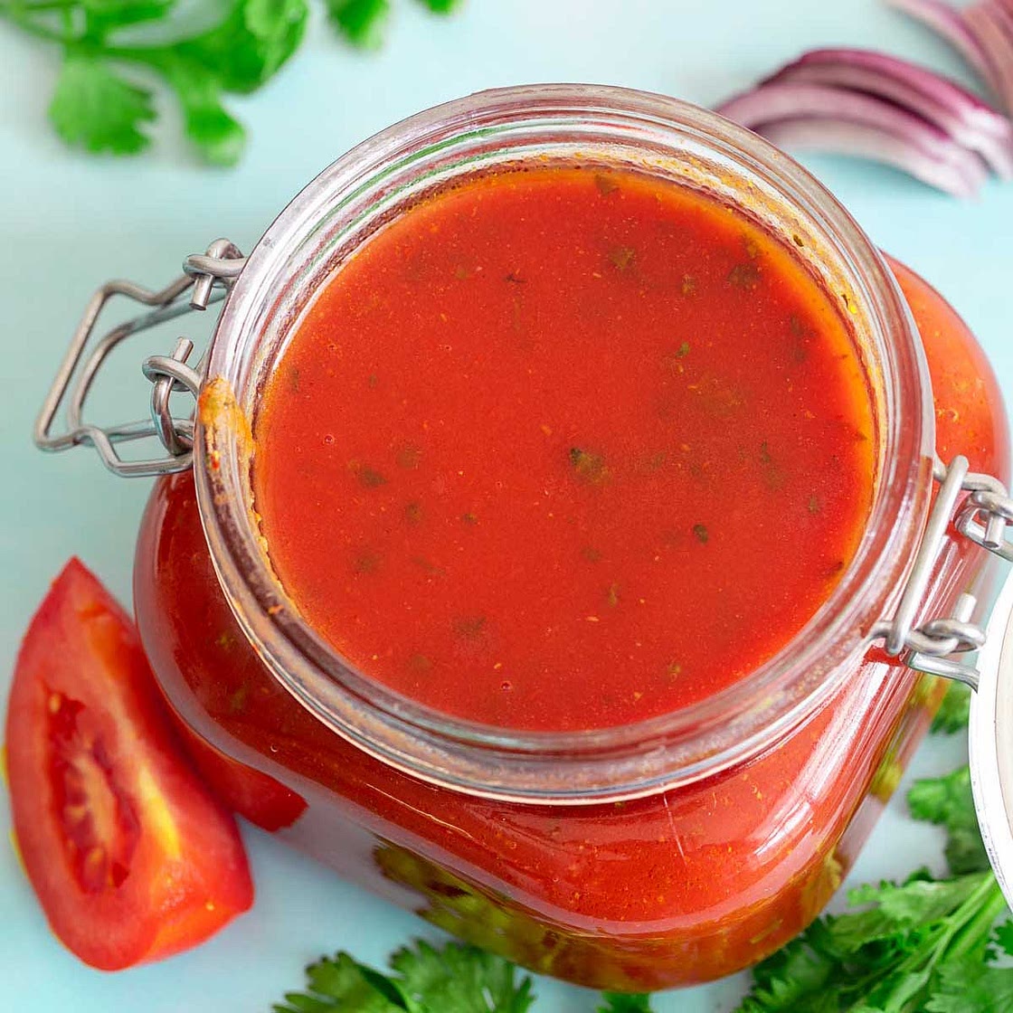 Keto Red Enchiada Sauce