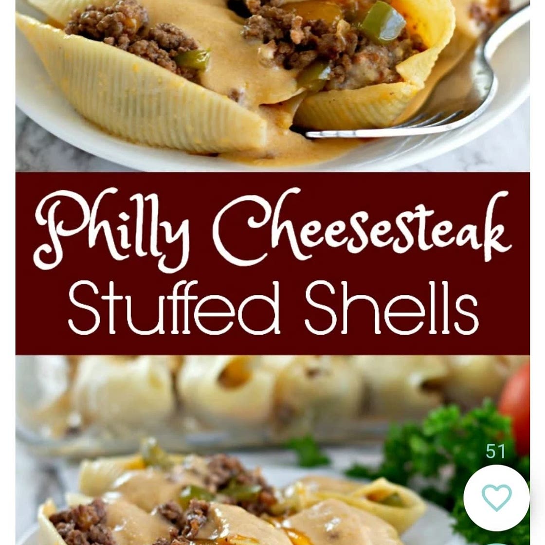 Philly cheesesteak stuffed shells