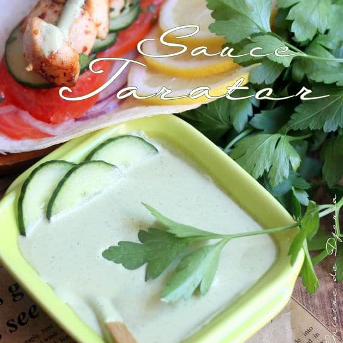 Sauce tarator libanaise au tahiné : recette sauce crémeuse