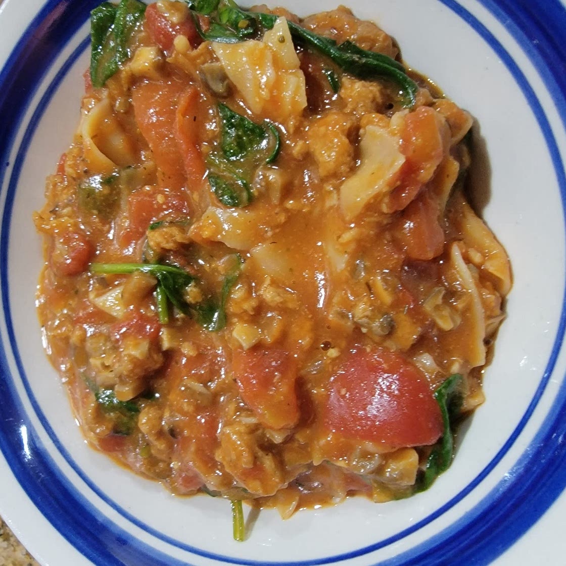 One-Pot Lasagna Soup