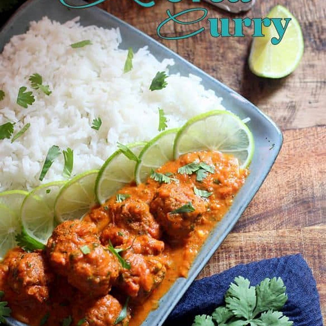 Kofta curry massala {boulettes de boeuf haché épicées}