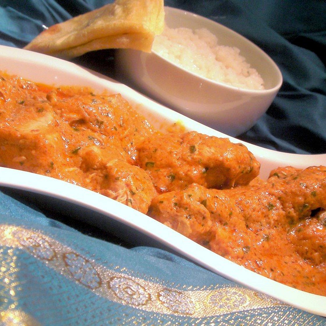 Poulet Curry au Beurre de Cacahuètes {avec son riz}