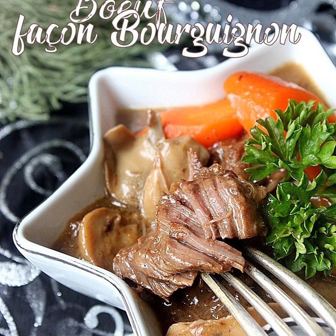 Boeuf bourguignon { recette savoureuse sans alcool }