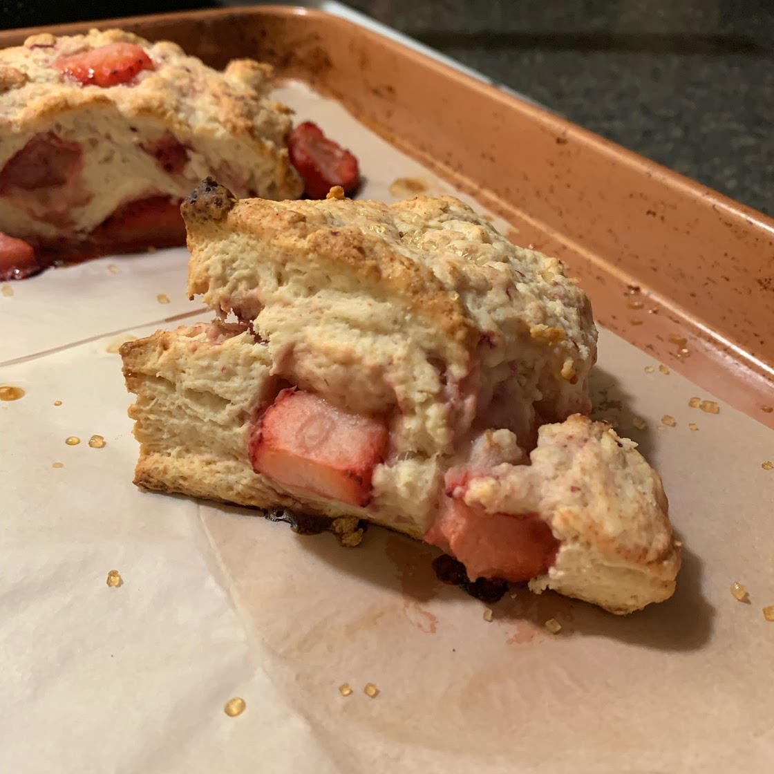 Strawberry Scones