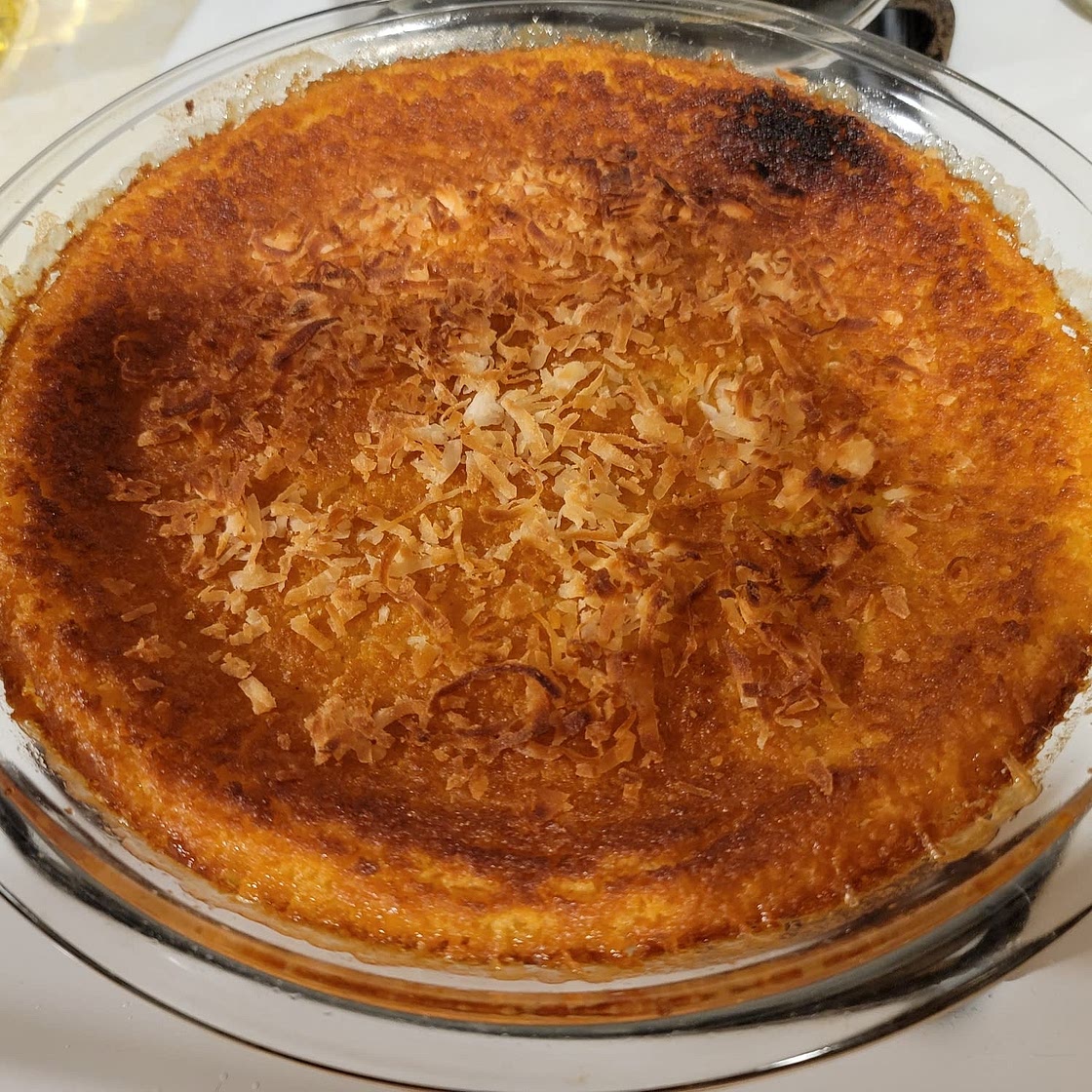 Crustless Coconut Pie