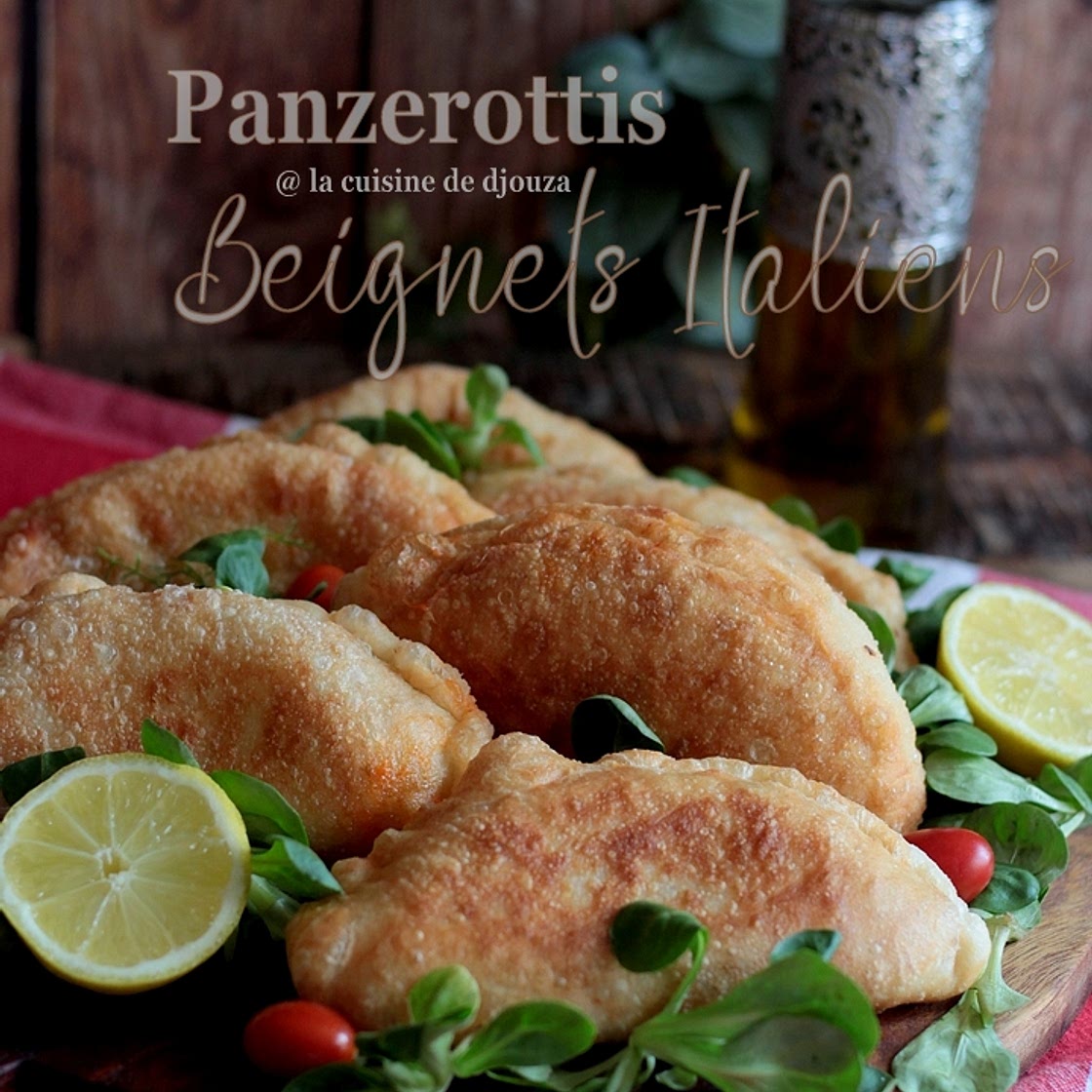 Panzerottis Chaussons Italiens Frits des Pouilles