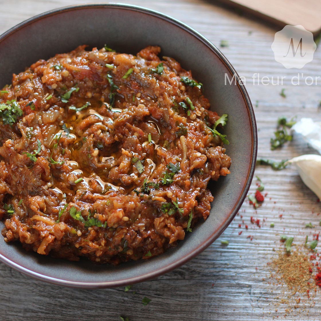 Zaalouk : Dip d’aubergine à la marocaine