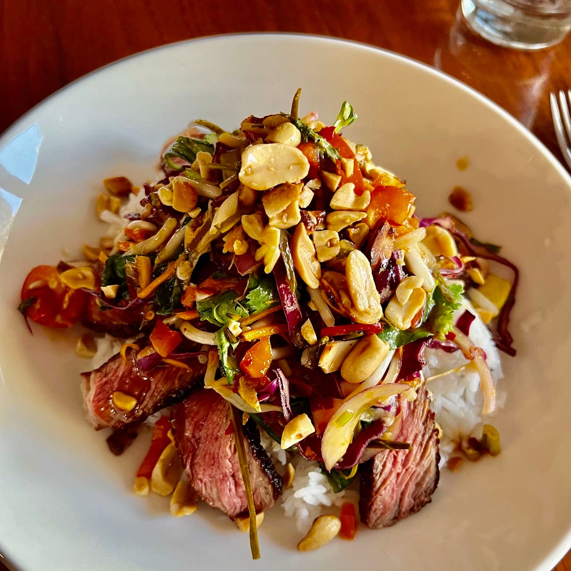 Fragrant Beef Thai Salad with Rice