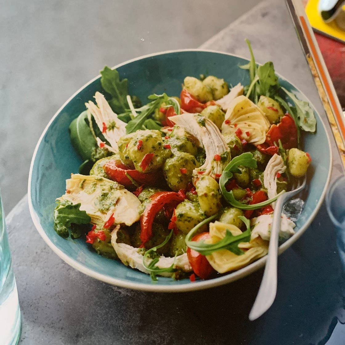 Chicken and green pesto Gnocchi