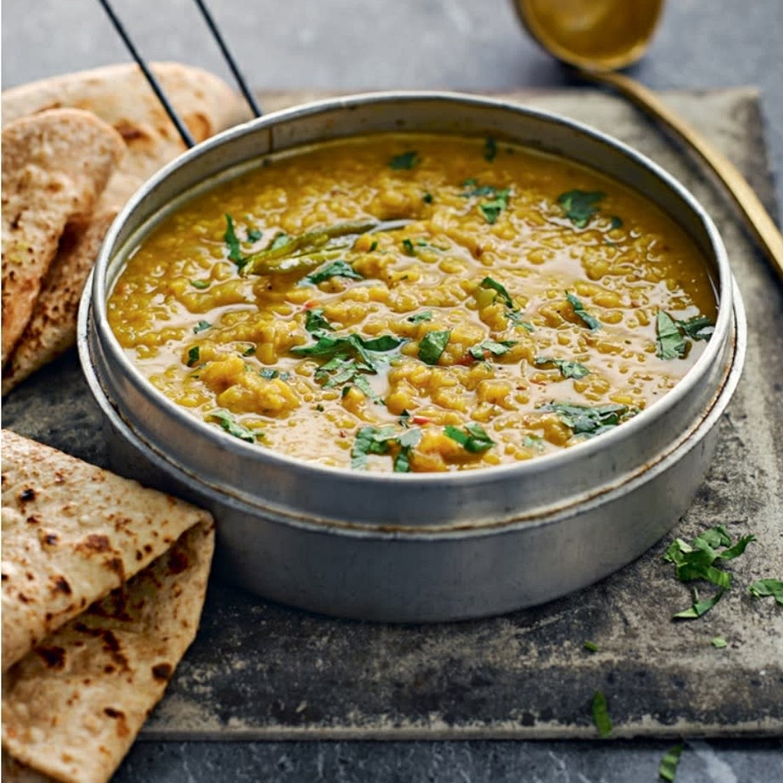 Tarka Dal (LENTILS WITH ONIONS AND CORIANDER)