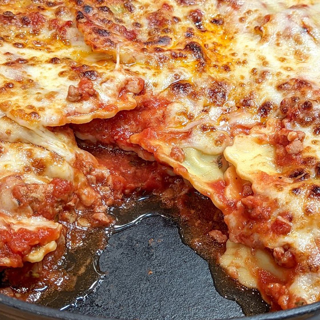 Shortcut Lasagna Made With Ravioli