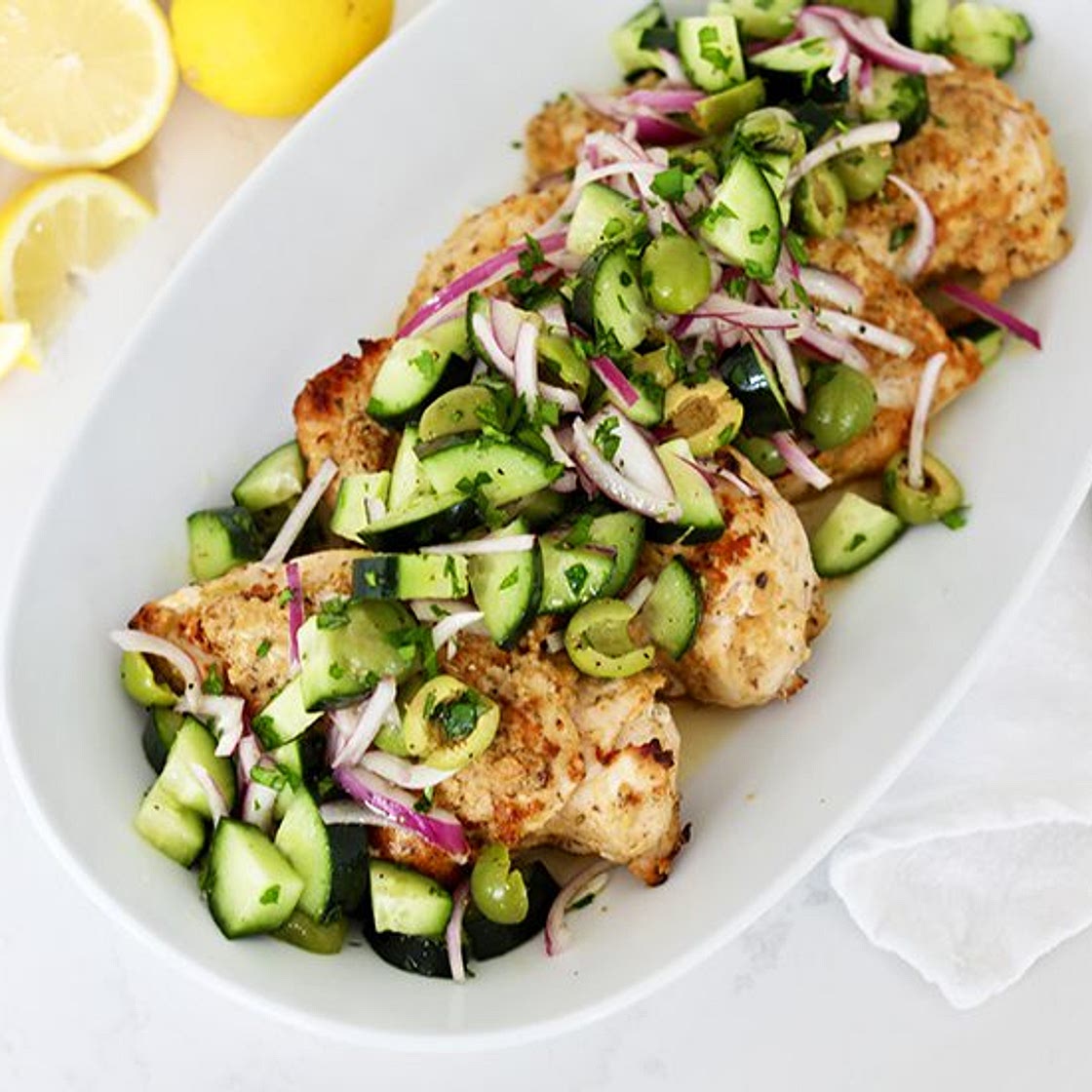 Tahini chicken brings health benefits to the table