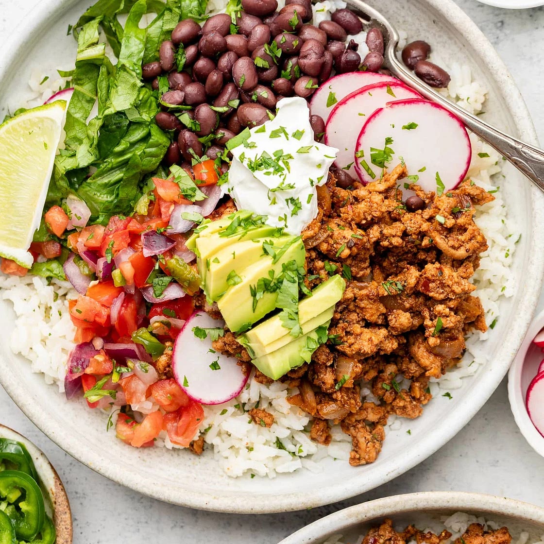 Turkey Burrito Bowls