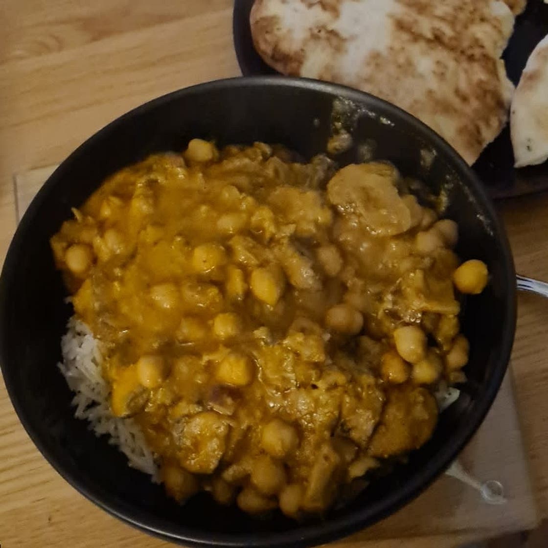 Healthy Mushroom and Chickpea Curry
