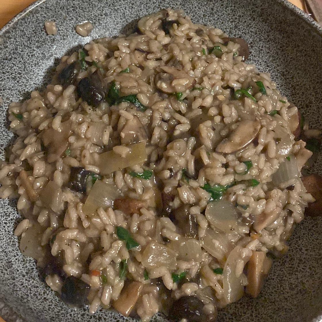 Mushroom risotto