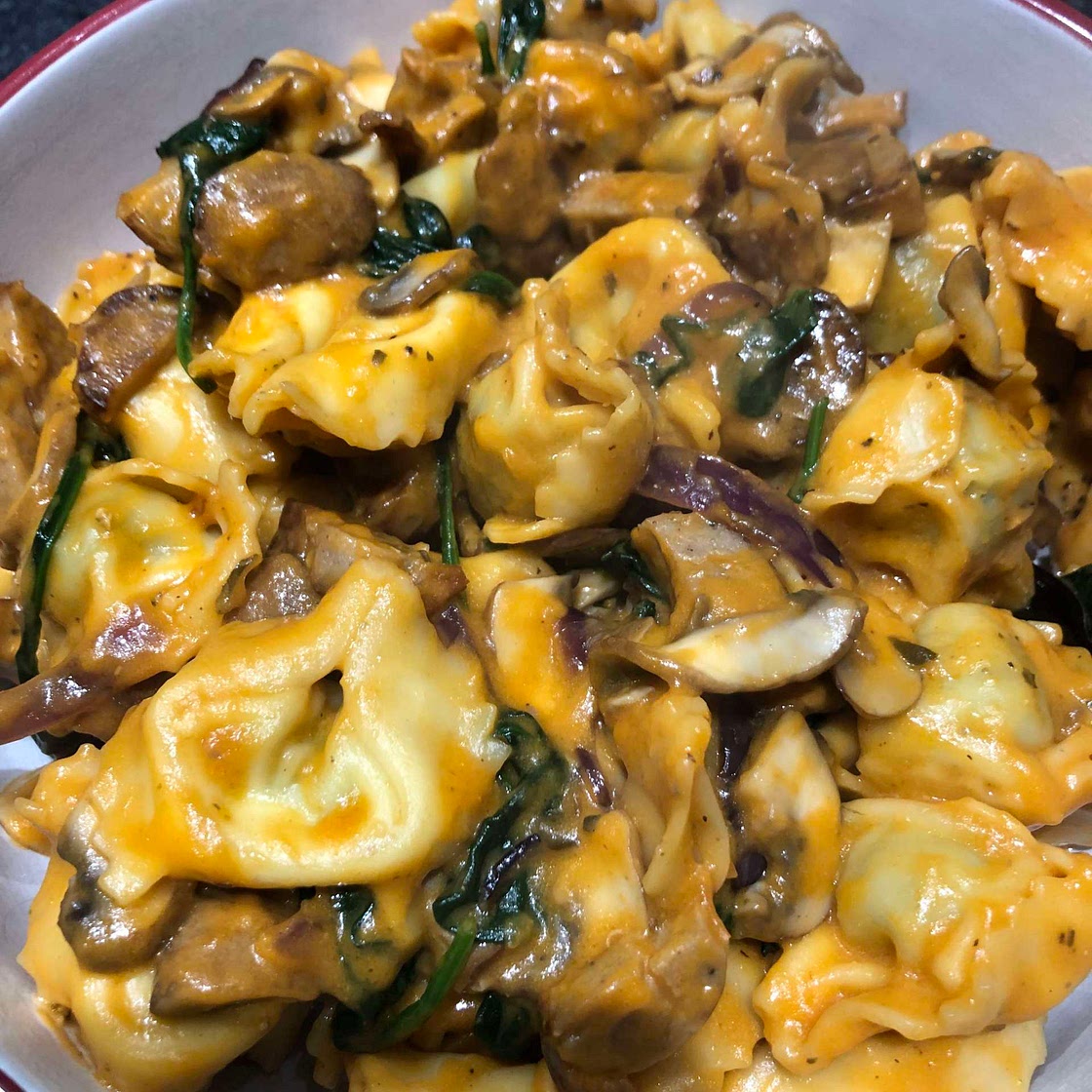 Chorizo ravioli