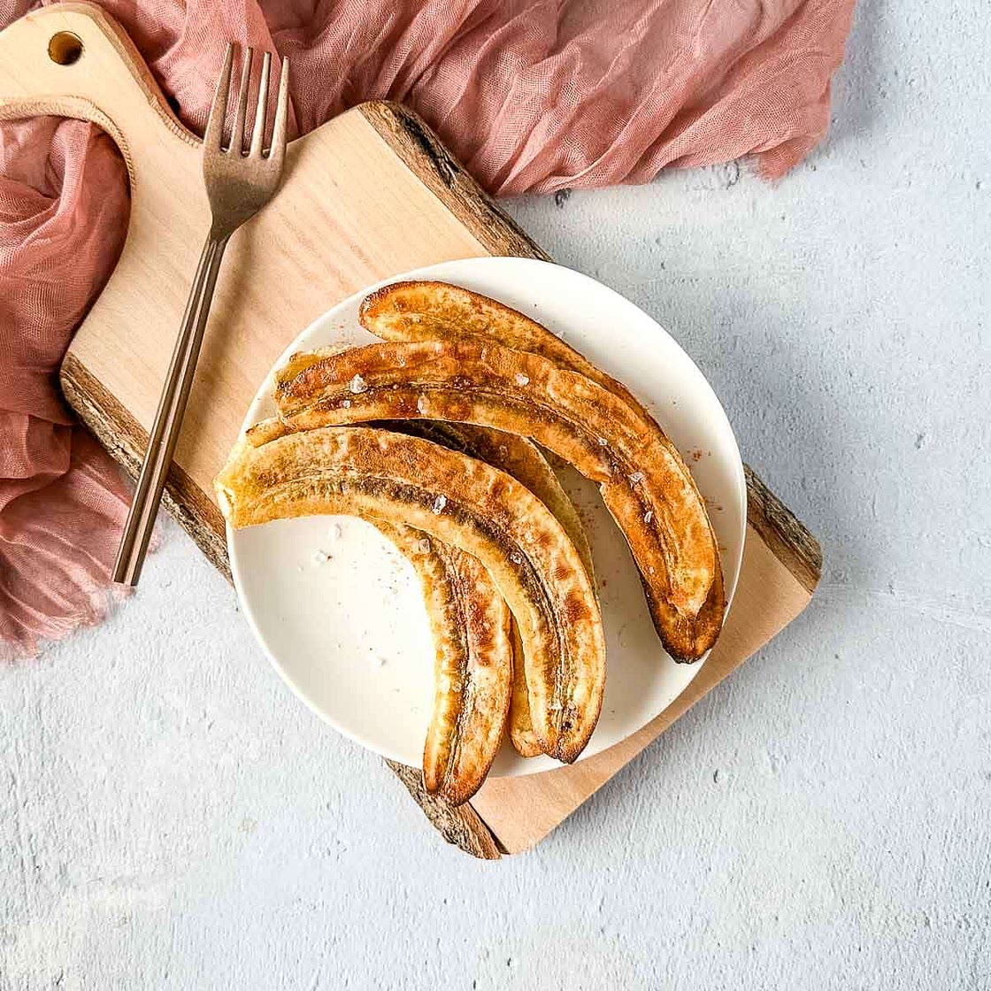 Air Fryer Bananas with Cinnamon