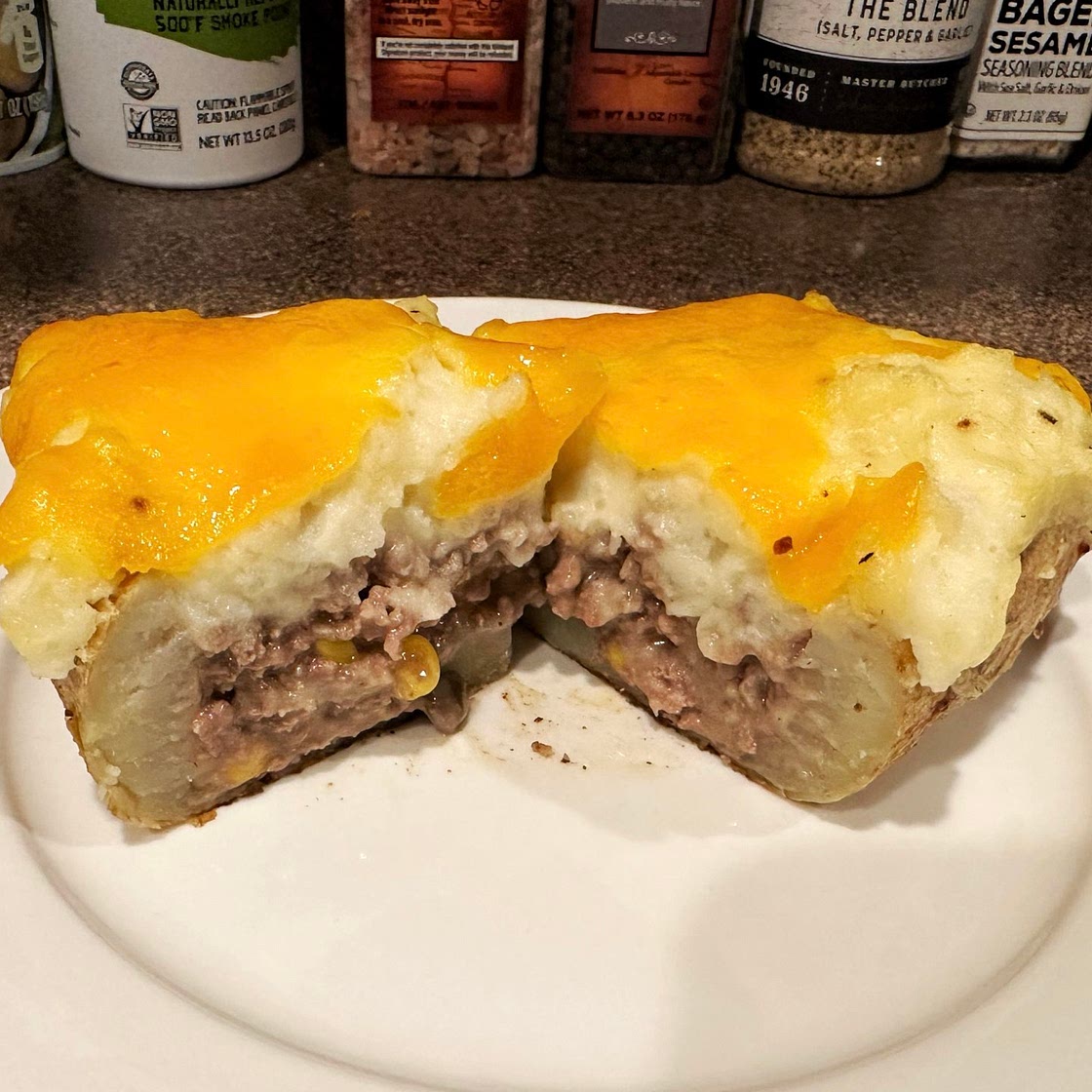 Shepherds Pie Twice Baked Potatoes 